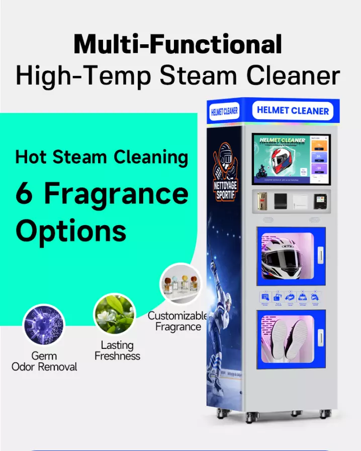 OY helmet cleaning machine Hot Steam Cleaning FragranceOptions