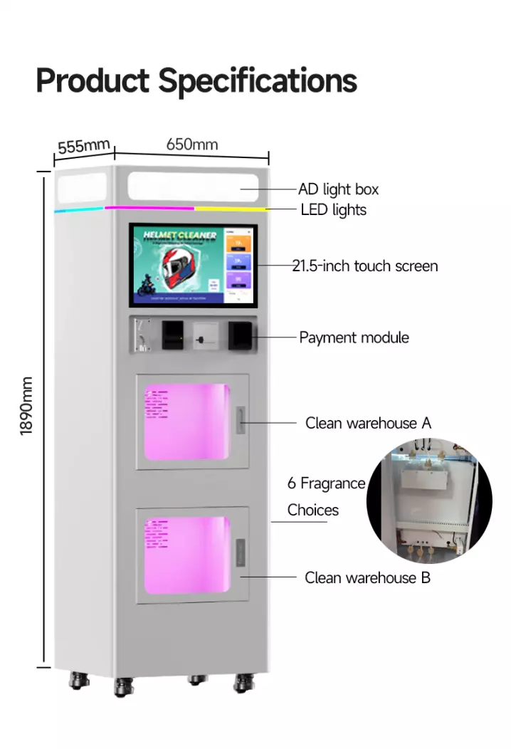 4TH helmet cleaning machine Product Specifications