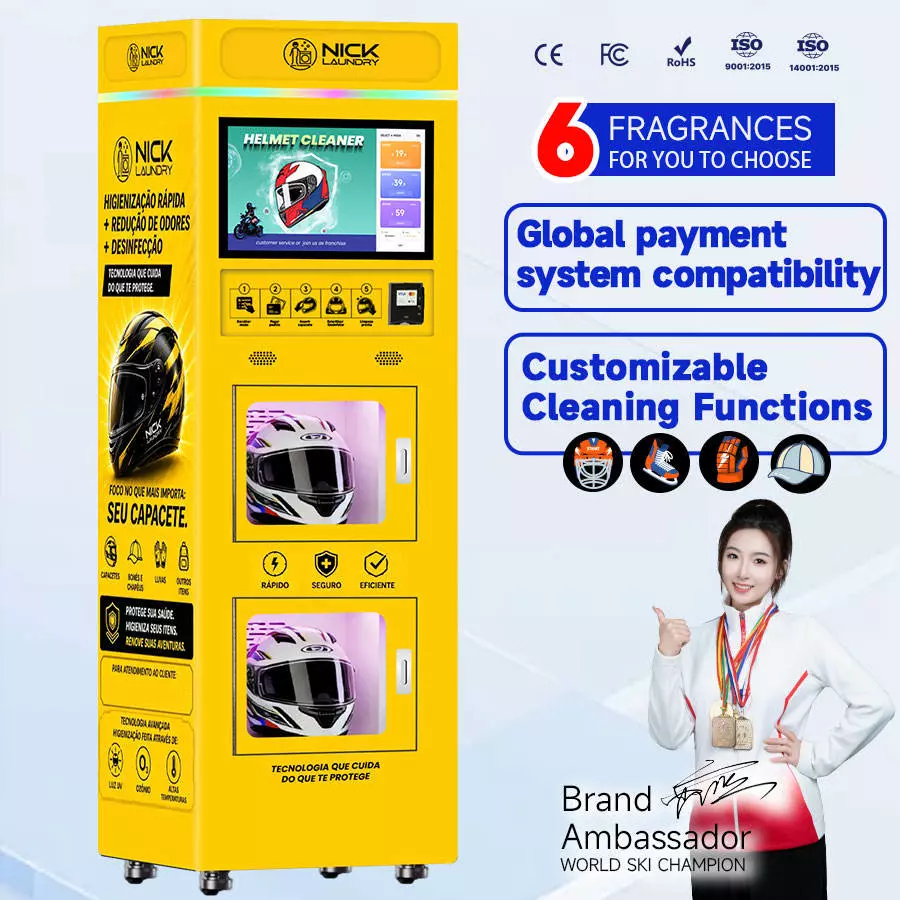 4TH  helmet cleaning machine - new model