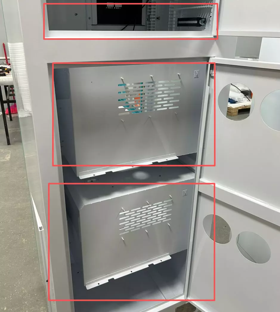 Modular Structural Design Diagram of a Helmet Cleaning Machine